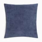 Наволочка декоративная Этель Velvet 43×43 см, цвет синий, полиэстер - Фото 2