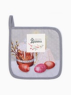 Прихватка «Доляна. Пасха», 17×17 см, 35% хлопок, 65% п/э, ватин 250 г/м² 9927510