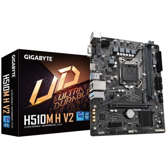 Материнская плата Gigabyte H510M H V2 Soc-1200 Intel H470 2xDDR4 mATX AC`97 8ch(7.1) GbLAN+   102934 - фото 51673636