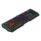 Клавиатура A4Tech Bloody B140N черный USB Multimedia for gamer LED (подставка для запястий)   102943 - Фото 4