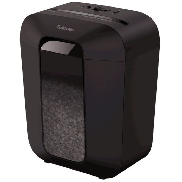 Шредер Fellowes PowerShred LX50 черный (секр.P-4) перекрестный 9лист. 17лтр. скрепки скобы   1029473 - Фото 1