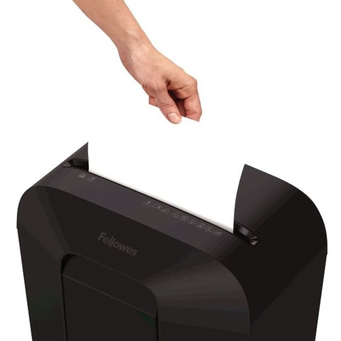 Шредер Fellowes PowerShred LX50 черный (секр.P-4) перекрестный 9лист. 17лтр. скрепки скобы   1029473 - фото 51526066