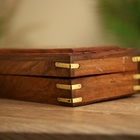 УЦЕНКА Шкатулка «Слоники», 20×13×6 см, дерево 10301012