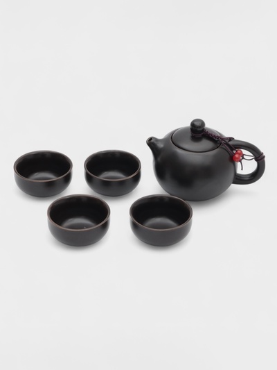УЦЕНКА Набор для чайной церемонии 8 предметов, на 4 персоны,чашка 45 мл,чайник 180 мл.  микс