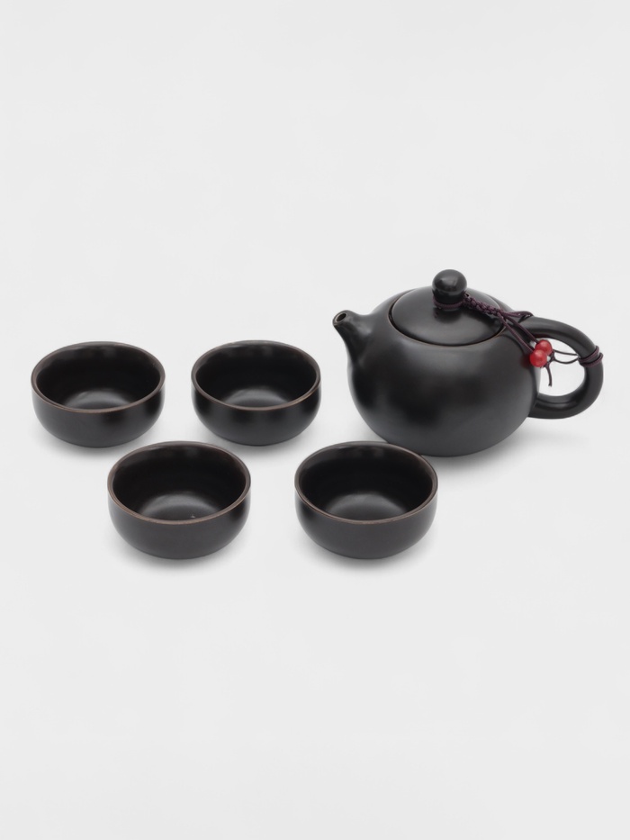 УЦЕНКА Набор для чайной церемонии 8 предметов, на 4 персоны,чашка 45 мл,чайник 180 мл. микс - Фото 1
