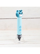 3D ручка Тигрёнок, работа с пластиком PLA, USB кабель питания, голубая - Фото 3