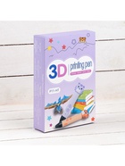 3D ручка Тигрёнок, работа с пластиком PLA, USB кабель питания, розовая - Фото 9
