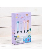 3D ручка Тигрёнок, работа с пластиком PLA, USB кабель питания, розовая 9729778