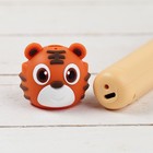 3D ручка Тигрёнок, работа с пластиком PLA, USB кабель питания, оранжевая - Фото 5