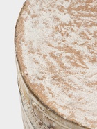 Табурет "Слон" 25х25х50 см, дерево албезия, белый - фото 809301446