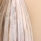 Подставка для бутылок «Лодка», 37×20×100 см, дерево албезия, белая - Фото 5