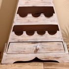 Подставка для бутылок «БарБали» 60×23×100 см, дерево албезия, белый - Фото 3