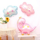 Шар фольгированный 33" «Дино в короне» (комплект 3 шт) - фото 23655509