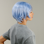 Карнавальный парик «Аниме» голубой,короткий - Фото 3