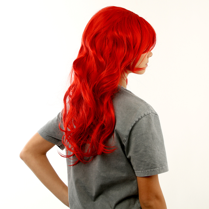 Карнавальный парик «Аниме» огенно-рыжий