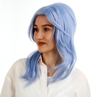 Карнавальный парик «Аниме» цвет голубой - Фото 2