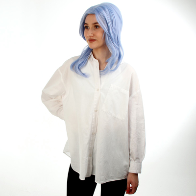 Парик «Аниме» цвет голубой