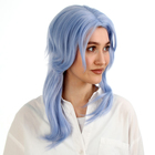 Карнавальный парик «Аниме» цвет голубой - Фото 4
