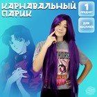 Карнавальный парик «Аниме» цвет фиолетовый, длинный - фото 3521458