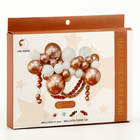 Воздушные шары для оформления фотозоны, набор 52 шт., белый, бронза - Фото 2