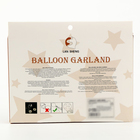 Воздушные шары для оформления фотозоны, набор 52 шт., белый, бронза - Фото 3