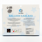 Воздушные шары для оформления фотозоны, набор 50 шт., синий, серебро - Фото 3