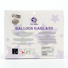 Воздушные шары для оформления фотозоны, набор 50 шт., фиолетовый, серебро - Фото 3