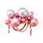 Набор для создания композиций из воздушных шаров, набор 52 шт., серебро, розовый - фото 12065914