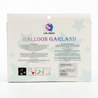 Воздушные шары для оформления фотозоны, набор 52 шт., розовый, фиолетовый, синий - Фото 3