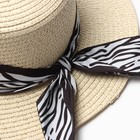 Шляпа женская MINAKU, цв. бежевый, р-р 58 - фото 24998497