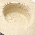 Шляпа женская MINAKU, цв. бежевый, р-р 58 - фото 24998498