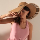 Шляпа женская MINAKU, цв. светло-коричневый, р-р 58 - фото 321072231