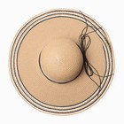 Шляпа женская MINAKU, цв. светло-коричневый, р-р 58 - фото 23684302