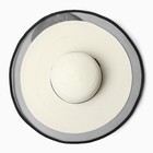 Шляпа женская MINAKU, цв. молочный, р-р 58 - фото 24630351