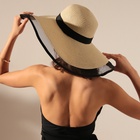 Шляпа женская MINAKU, цв. бежевый, р-р 58 - фото 24400629