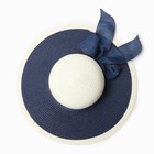 Шляпа женская MINAKU, цв. синий, р-р 58 - фото 23684321
