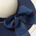 Шляпа женская MINAKU, цв. синий, р-р 58 - фото 23684323