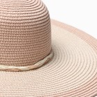 Шляпа женская MINAKU, цв. розовый, р-р 58 - Фото 5