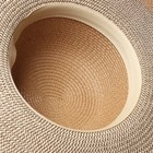 Шляпа женская MINAKU, цв. светло-коричневый, р-р 58 - Фото 6