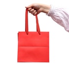 Пакет под торт 20×20×20 см, красный - Фото 1