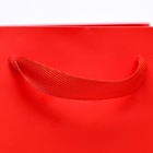 Пакет под торт 20 х 20 х 20 см, красный - Фото 3