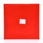 Пакет крафт с квадратным дном и окном, 30×30×30 см, красный - Фото 4