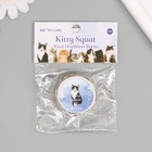 Наклейка бумага "Котики" 1,2 - 2,5 см 100 шт в рулоне 11х8 см - фото 23544493