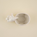 Конфетница керамическая SL Home «Лесные кролики», 21.5×10.5×15.5 см, цвет белый - Фото 4