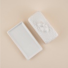 Маслёнка SL Home «Лесные кролики», 20.5×11×15.5 см, керамика, белая - Фото 5