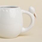 Кружка SL Home «Пасхальные кролики», 500 мл, доломит, белая - Фото 3