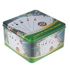 Покер, набор для игры (карты 54 шт, фишки 120 шт.), с номиналом, 15 х 15 см - фото 8244860