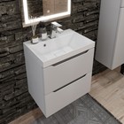 Тумба подвесная Uperwood, под раковину Uperwood Tanos 50, цвет белый/графит 10302435