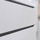 Тумба подвесная Uperwood, под раковину Uperwood Tanos 50, цвет белый/графит 10302435