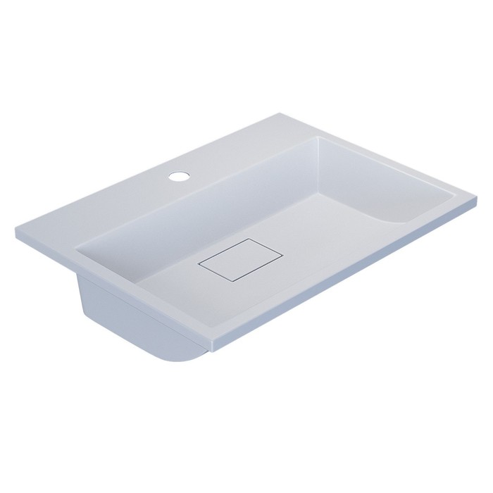 Раковина полувстраиваемая Uperwood Barsa, 60 см, белая - Фото 1